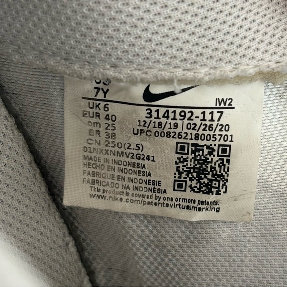 Nike Air Force 1 Youth Sneakers/Shoes White Size 7Y - Picture 7 of 10